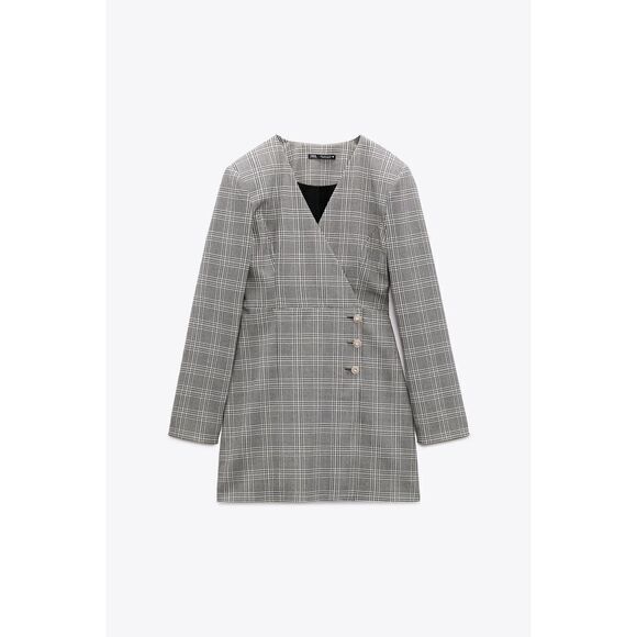 ✨ZARA PLAID BLAZER DRESS✨ - Picture 5 of 12